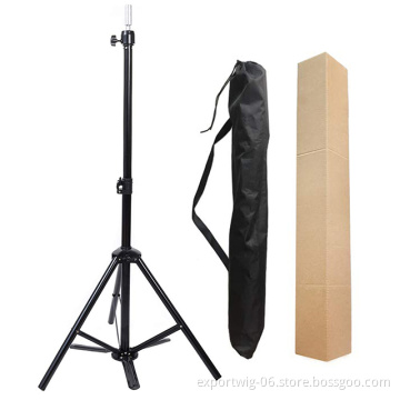 Wholesale Professional Canvas Head Wig Stand Tripod Mannequin Head Adjustable Hair Salon Tools